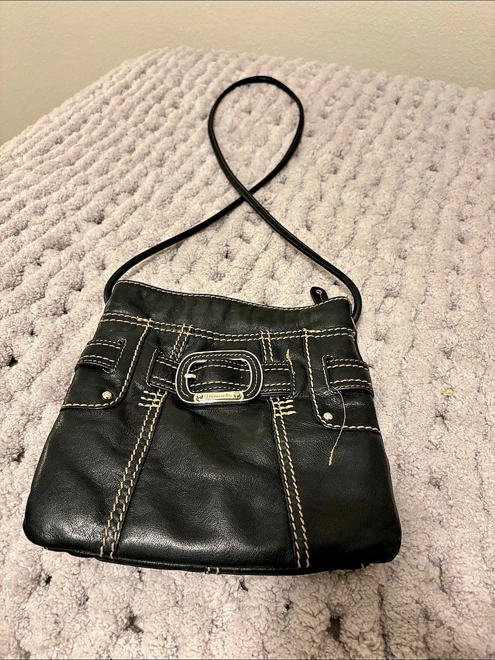 Tignanello Black Crossbody Bag